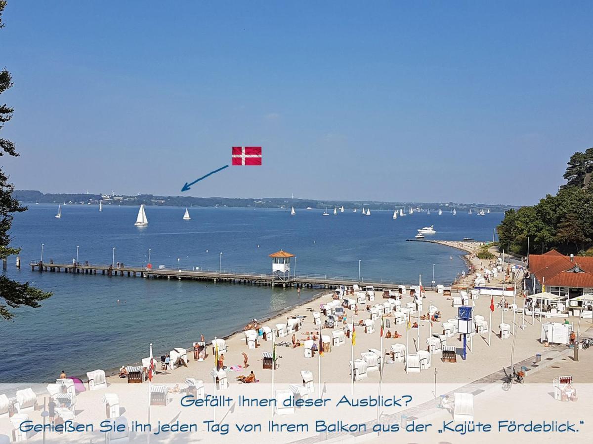 Fewo1846 Intermar - Kajuete Foerdeblick: Family-Friendly Studio with Sea View Balcony Gluecksburg Exterior photo