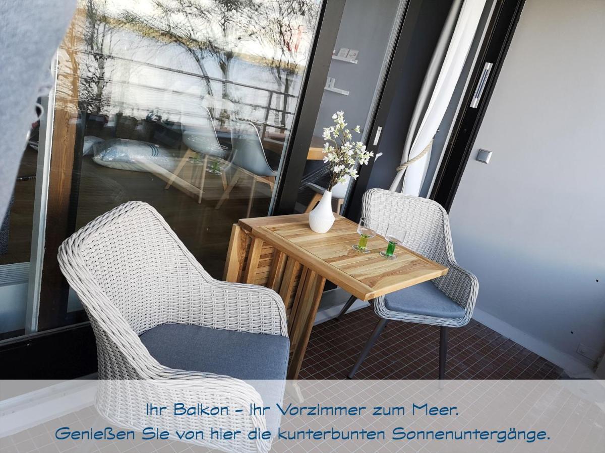 Fewo1846 Intermar - Kajuete Foerdeblick: Family-Friendly Studio with Sea View Balcony Gluecksburg Exterior photo